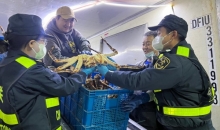 我国首次通过陆路进口北冰洋活体帝王蟹