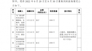 镇宁自治县红十字会为贵阳市新冠肺炎疫情防控捐赠款物情况公示